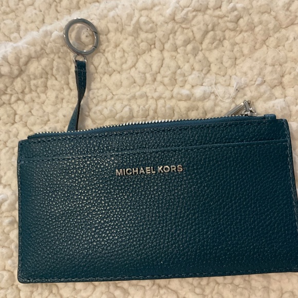 Michael Kors leather blue wallet - Picture 4 of 5